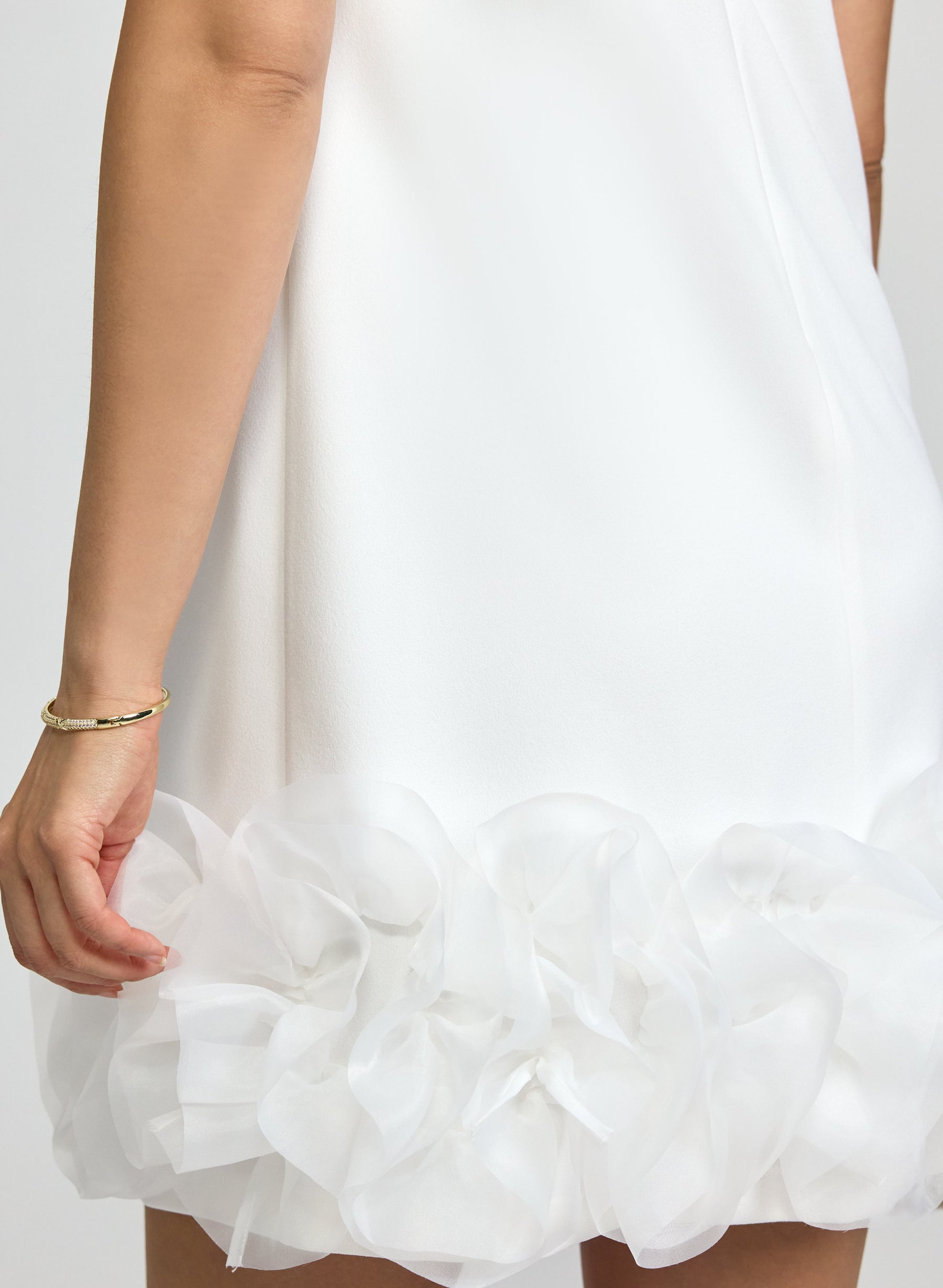 Organza Applique Dress