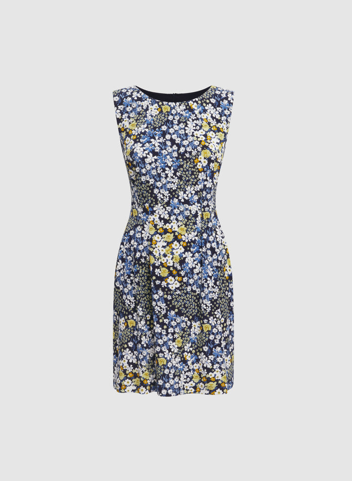 Floral Print Sleeveless Dress