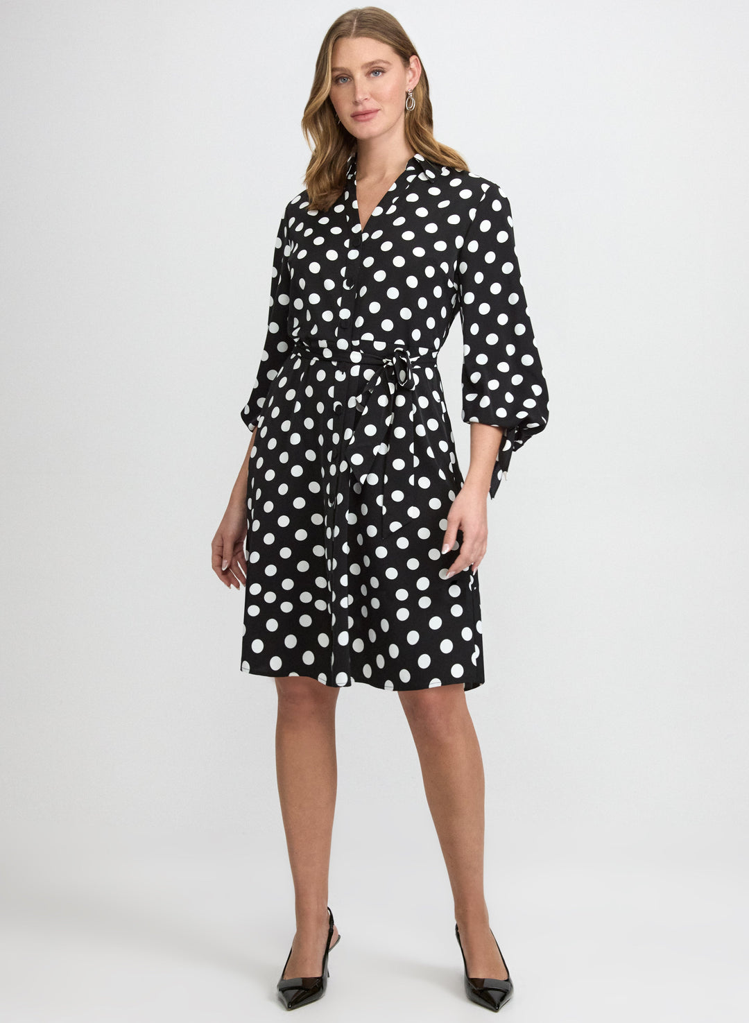 Polka Dot Shirt Dress
