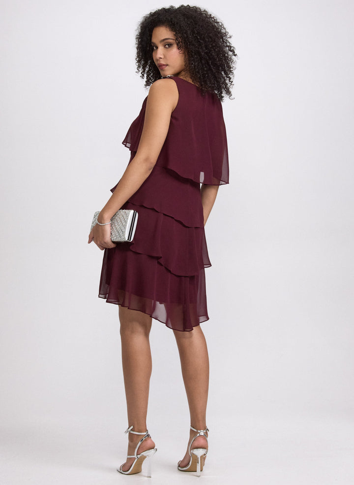 Tiered Chiffon Dress