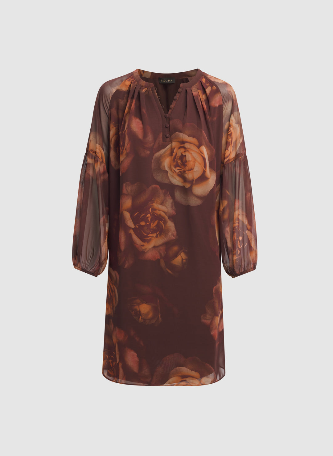 Rose Print Dress