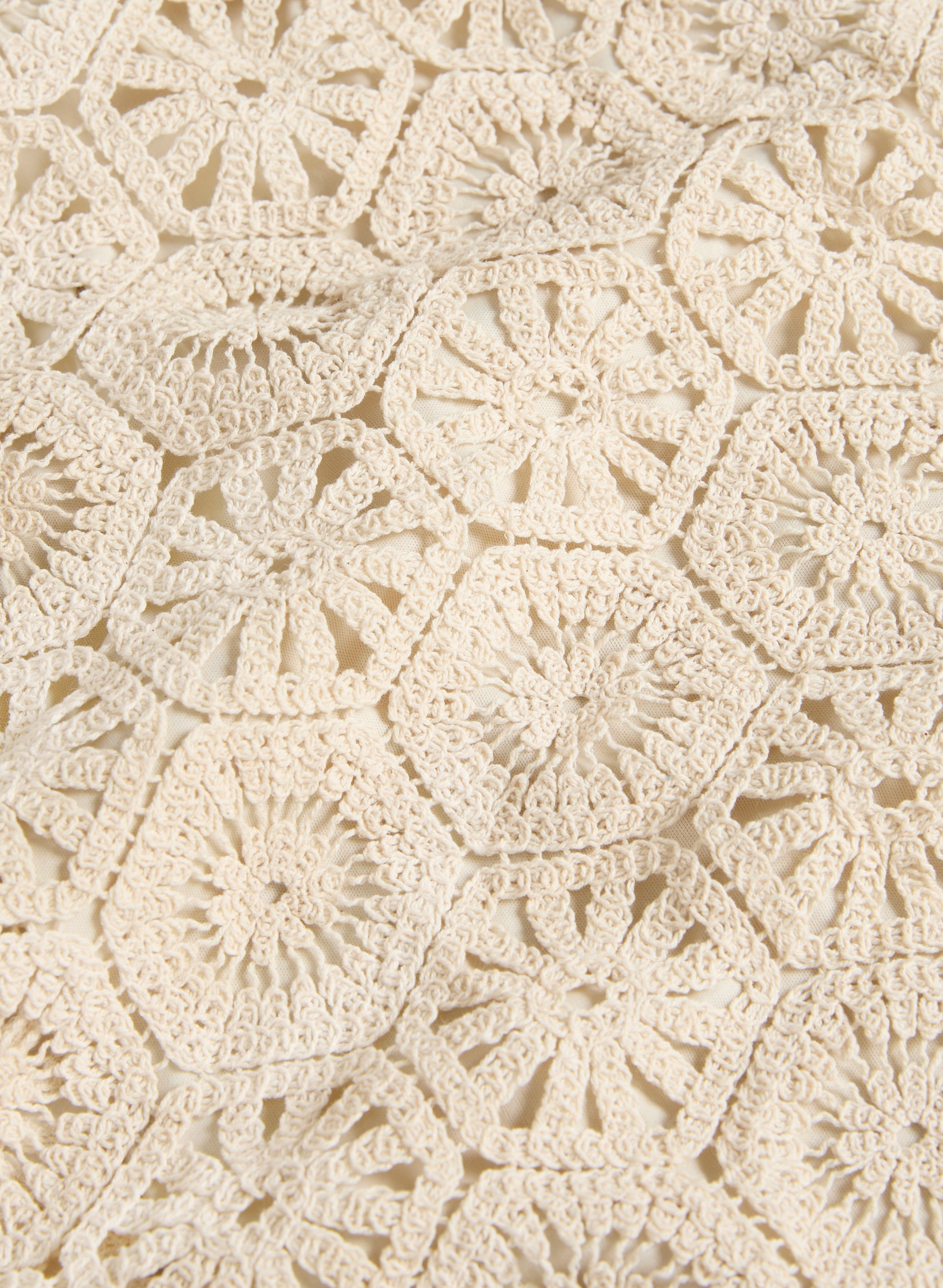 Crochet Trim Dress