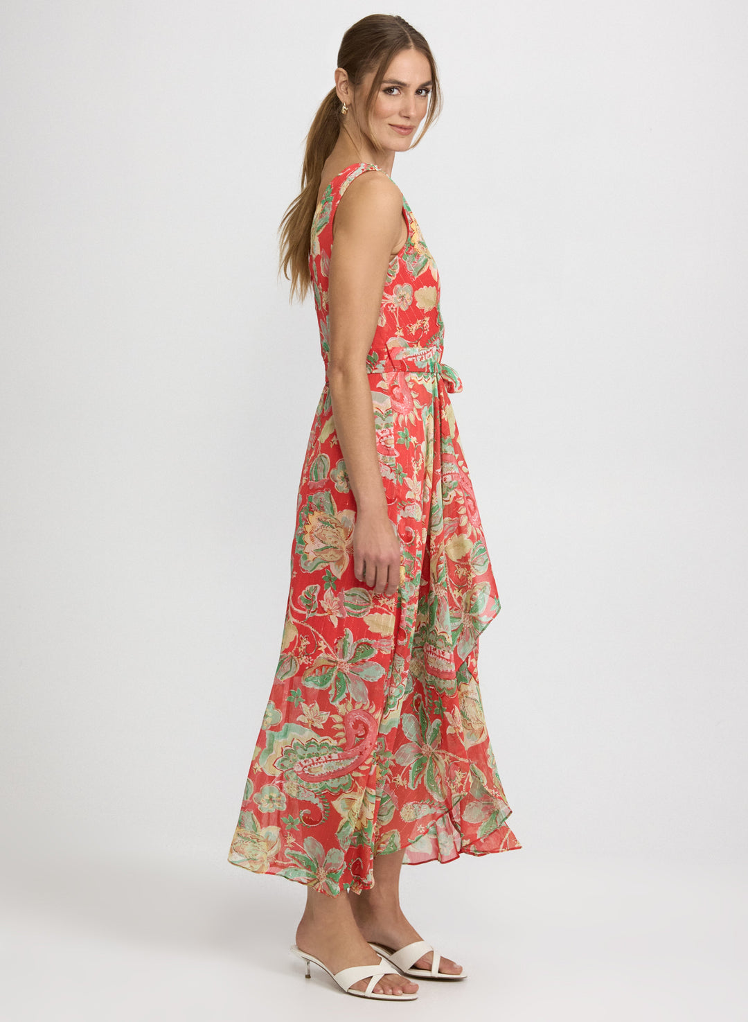 Paisley Sleeveless Maxi Dress