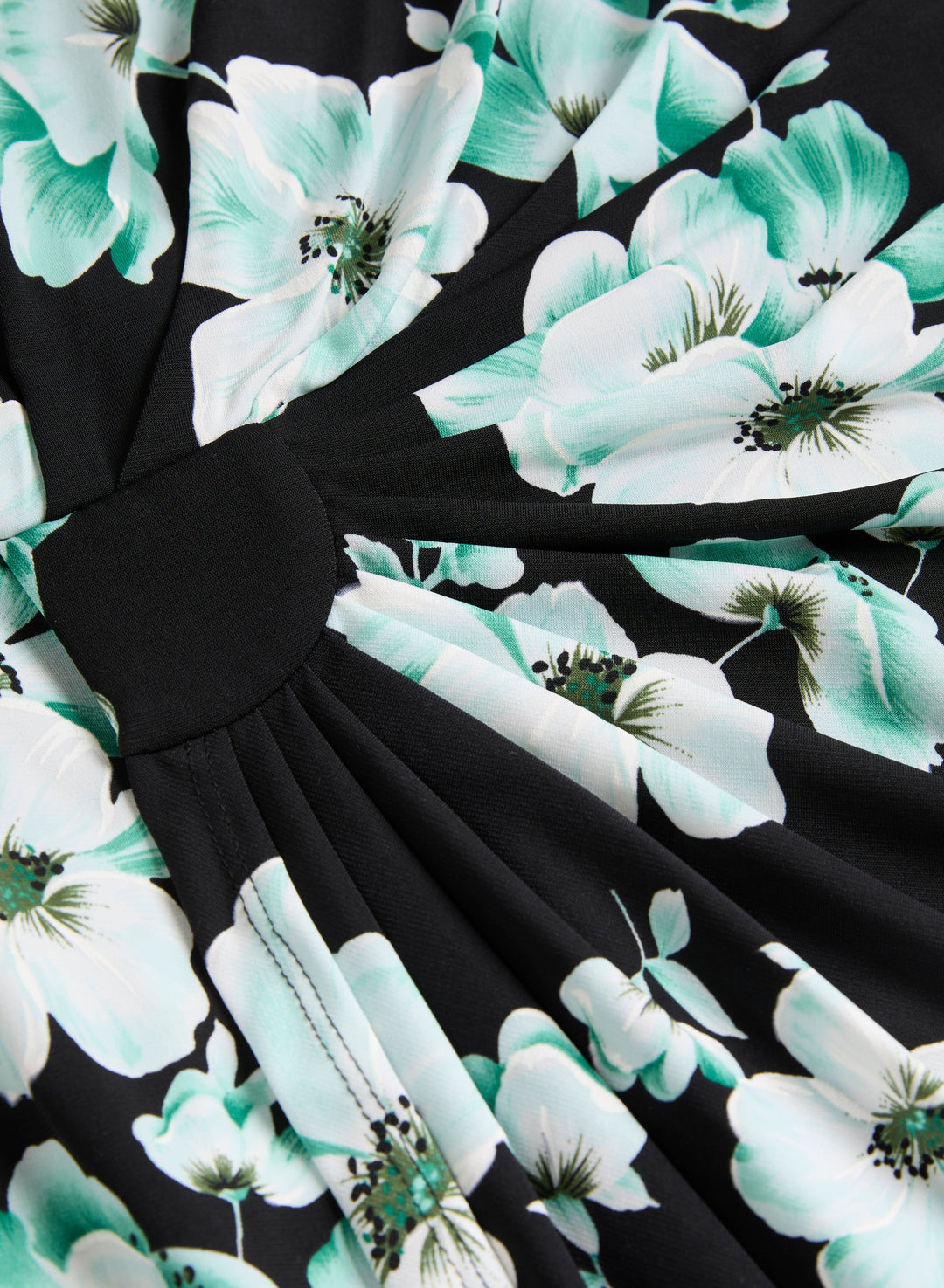 Floral Print Gathered Dress