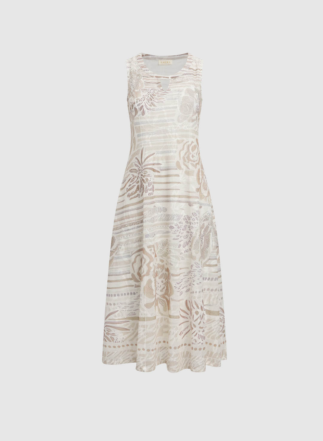 Tonal Printed Dress