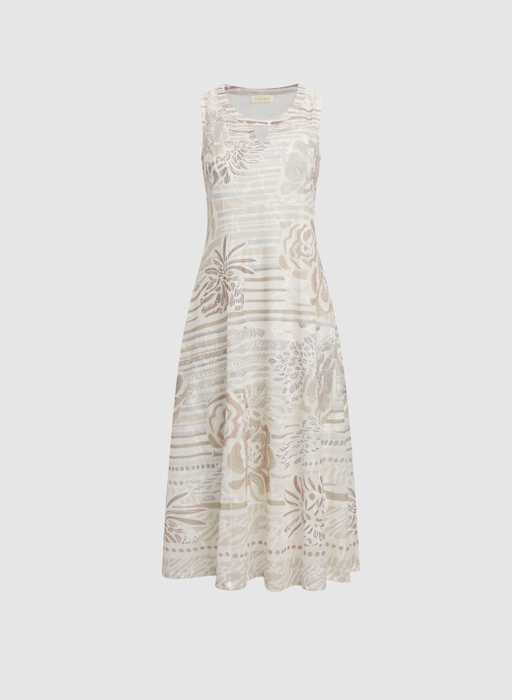 Tonal Printed Dress