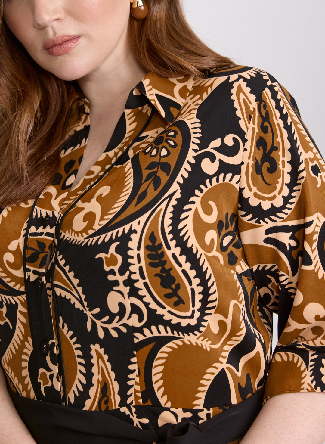 Paisley Shirt Dress