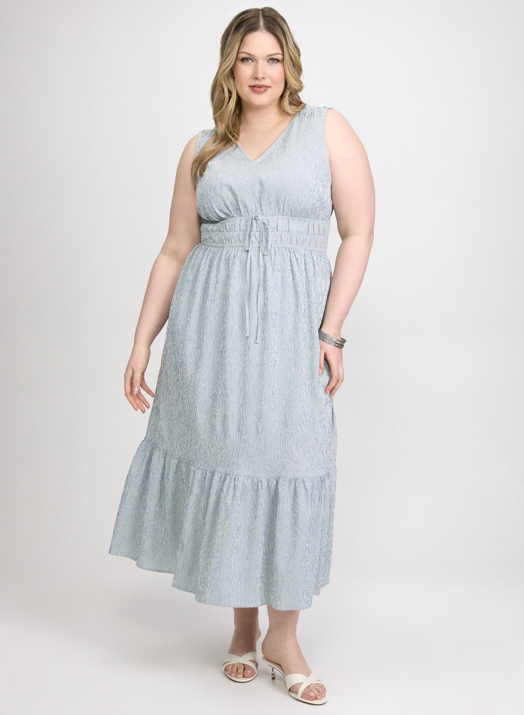Smocked Tiered Maxi Dress