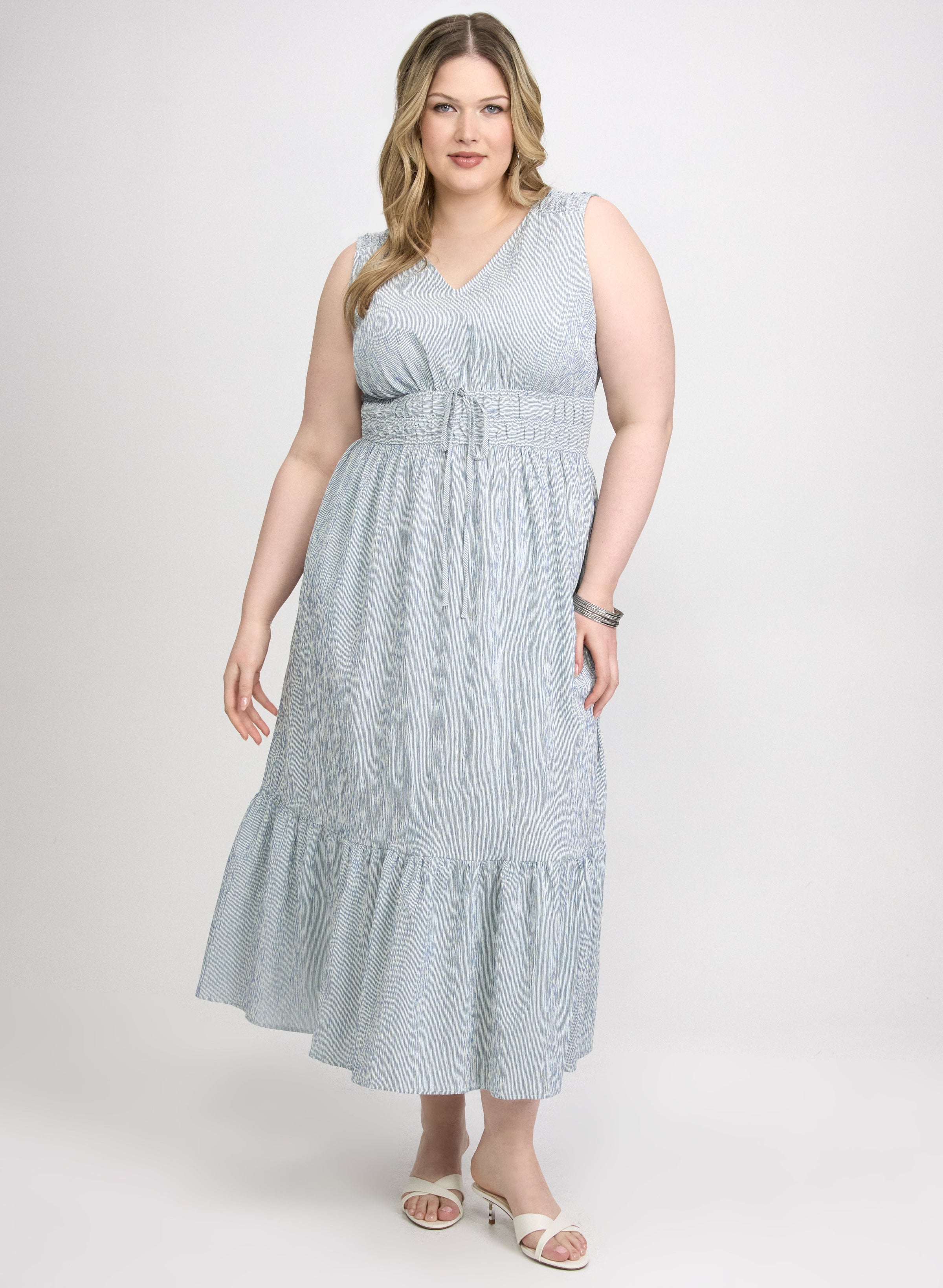 Smocked Tiered Maxi Dress