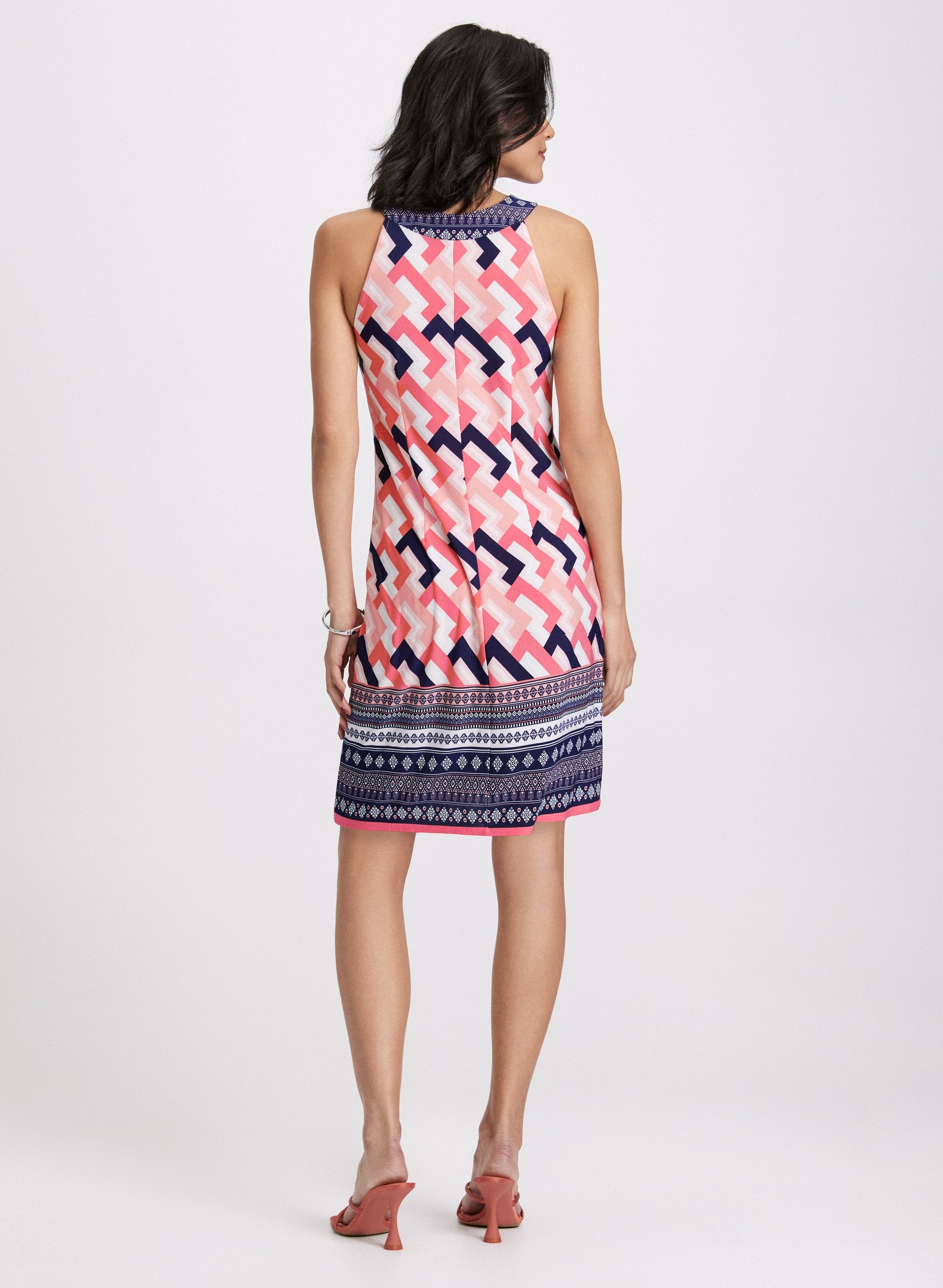 Mixed Print Dress