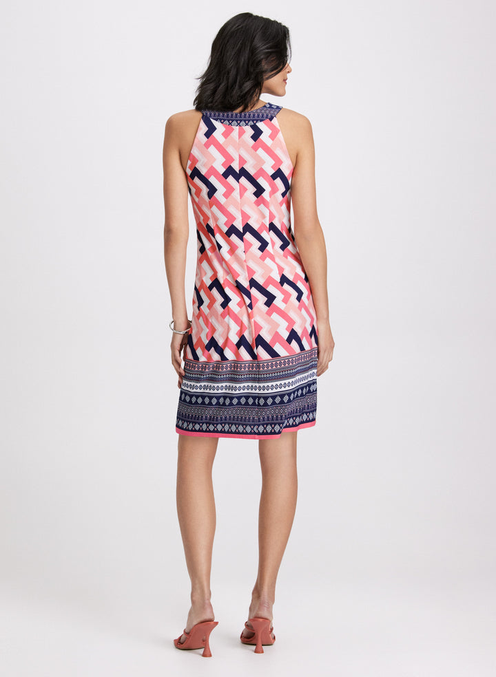 Mixed Print Dress