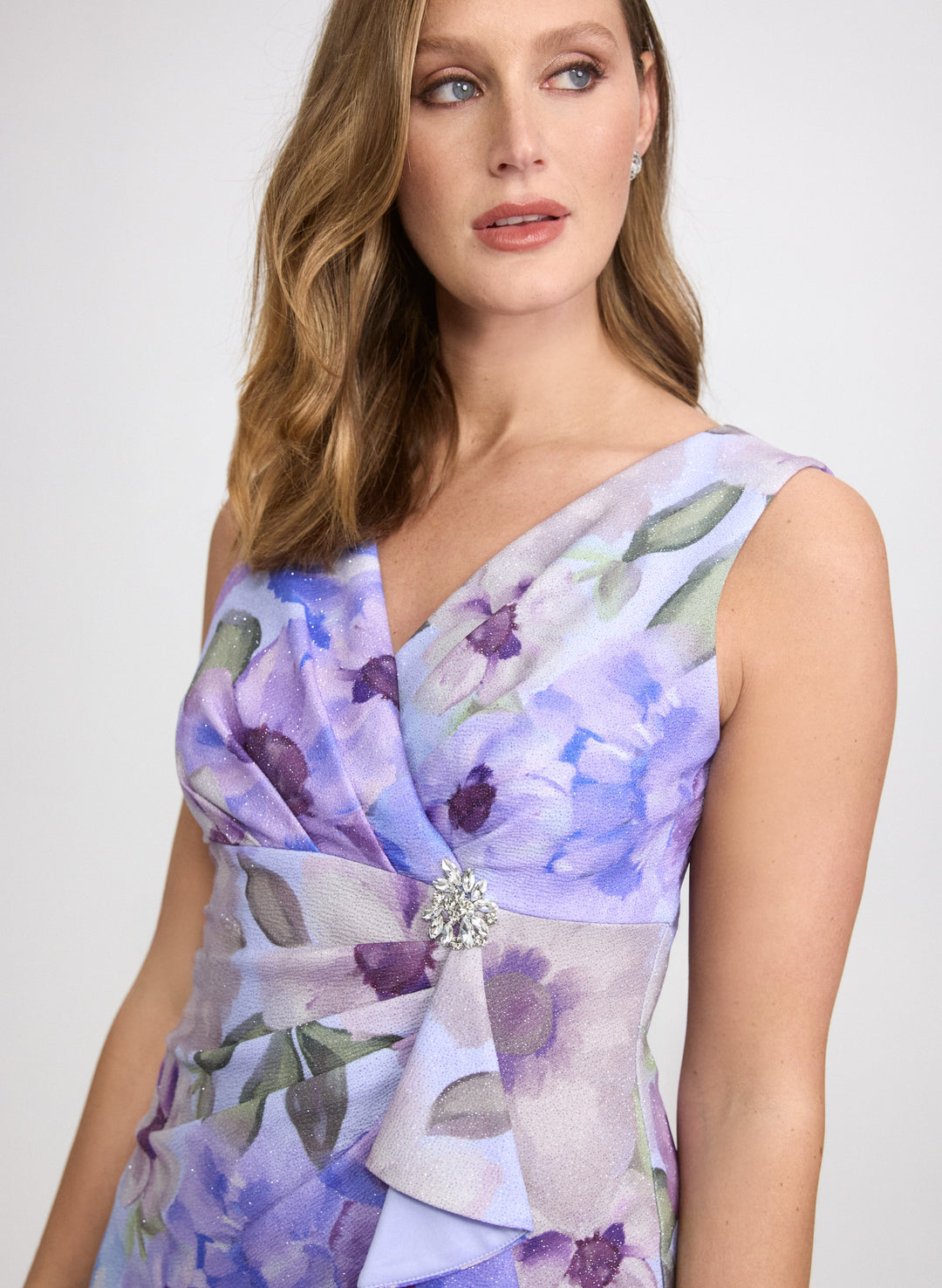 Floral Glitter Dress