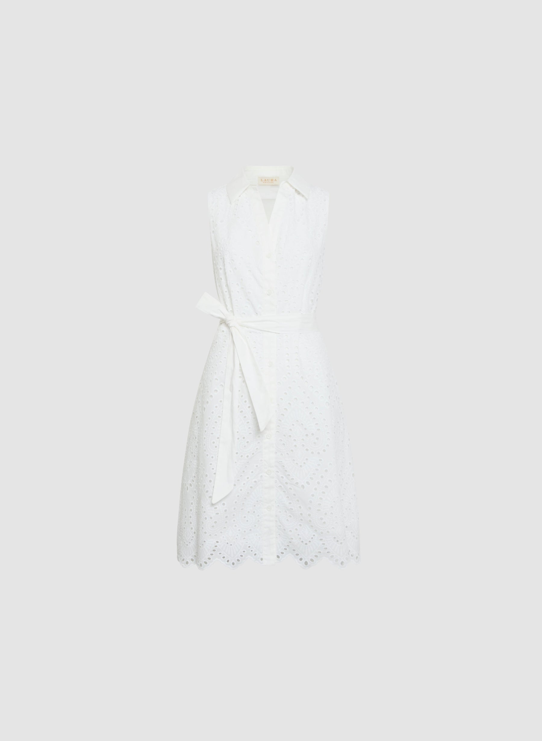 Eyelet Shirt-Dress