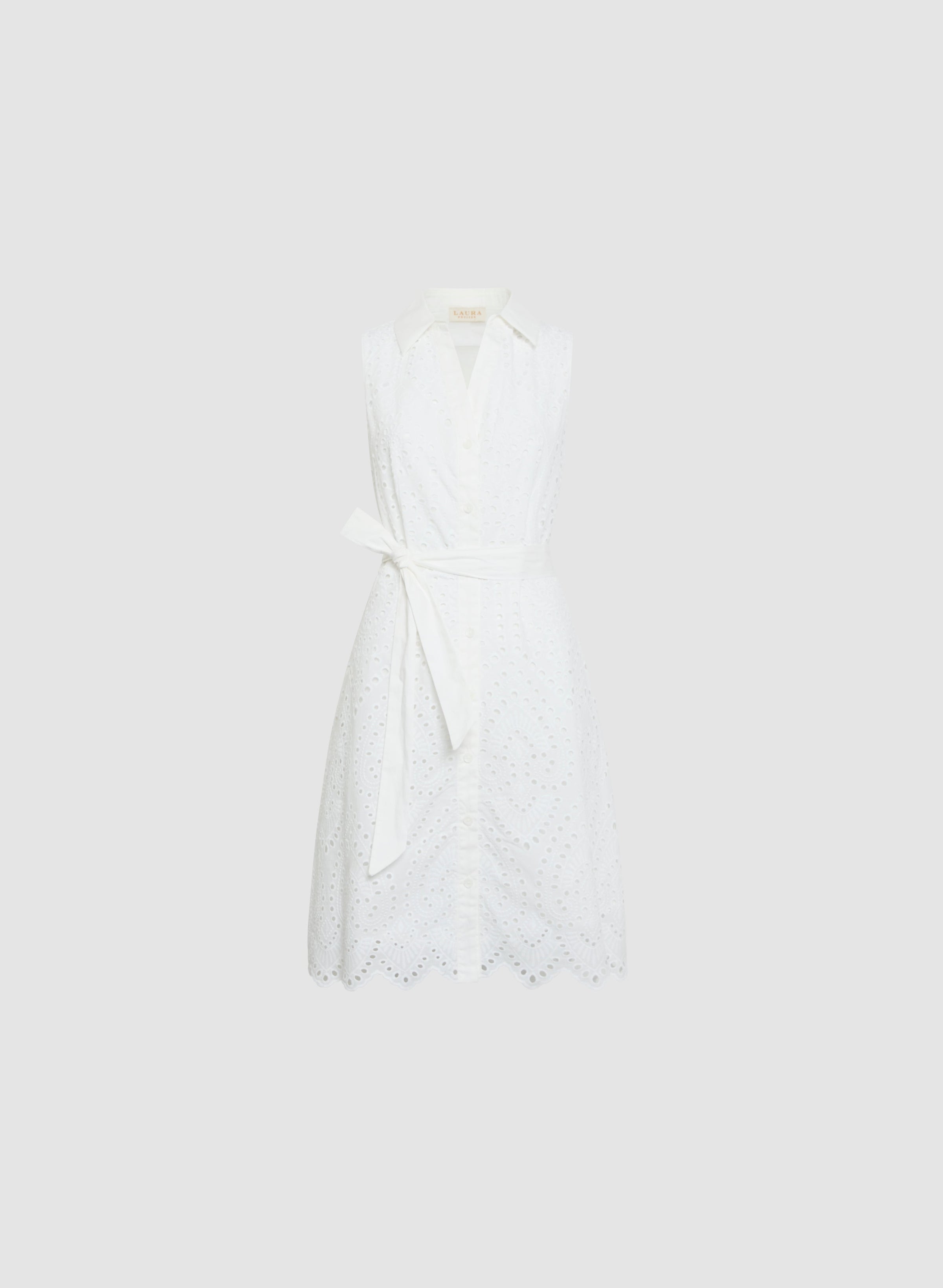 Eyelet Shirt-Dress