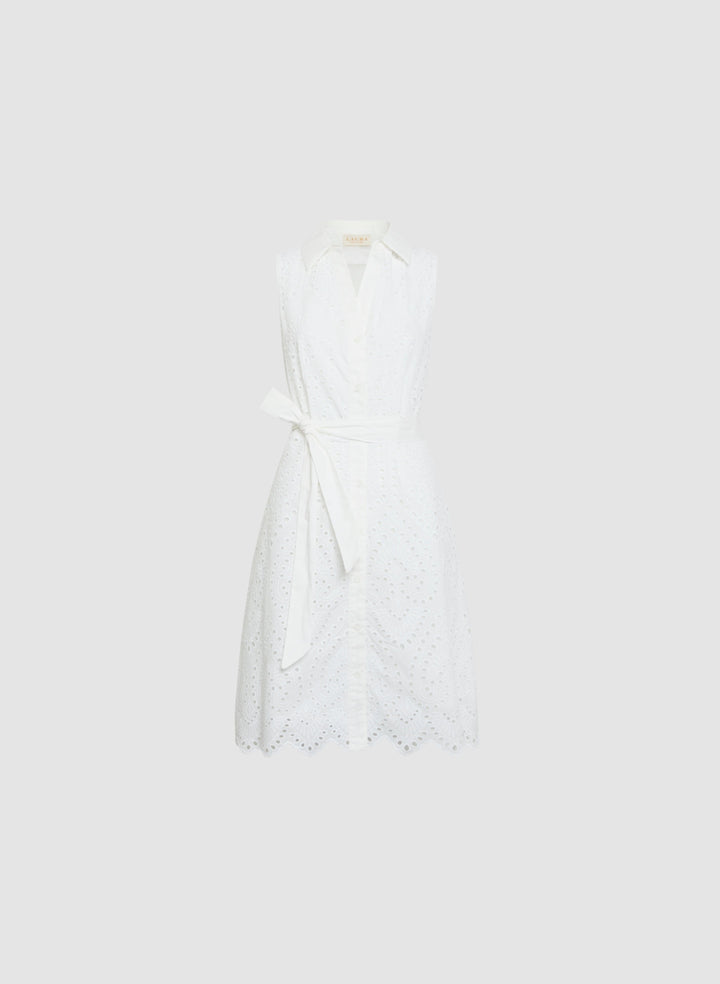Eyelet Shirt-Dress
