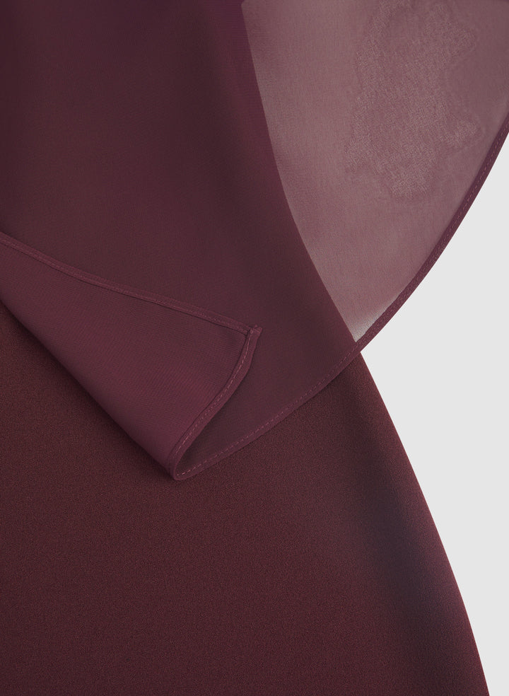 Capelet Overlay Dress