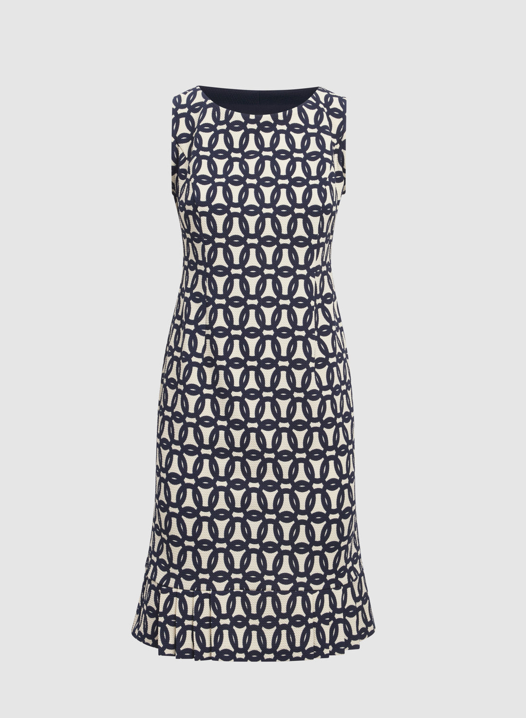 Geometric Dress & Jacket Set