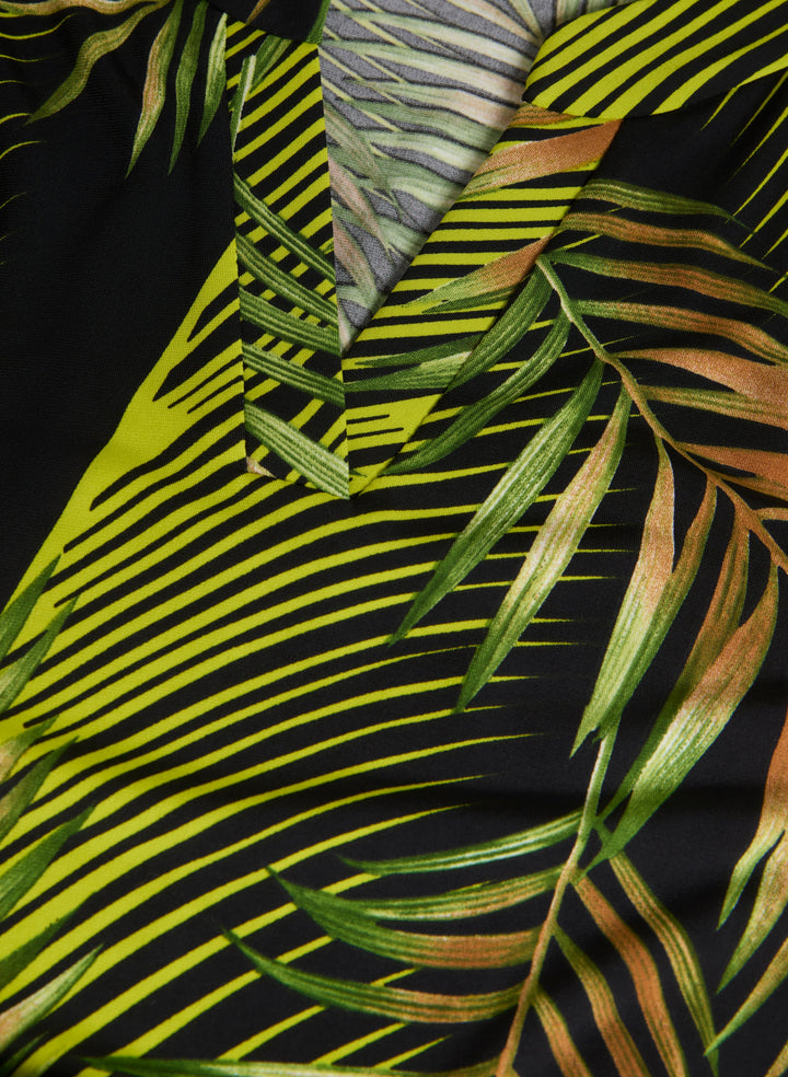 Palm Print Dress