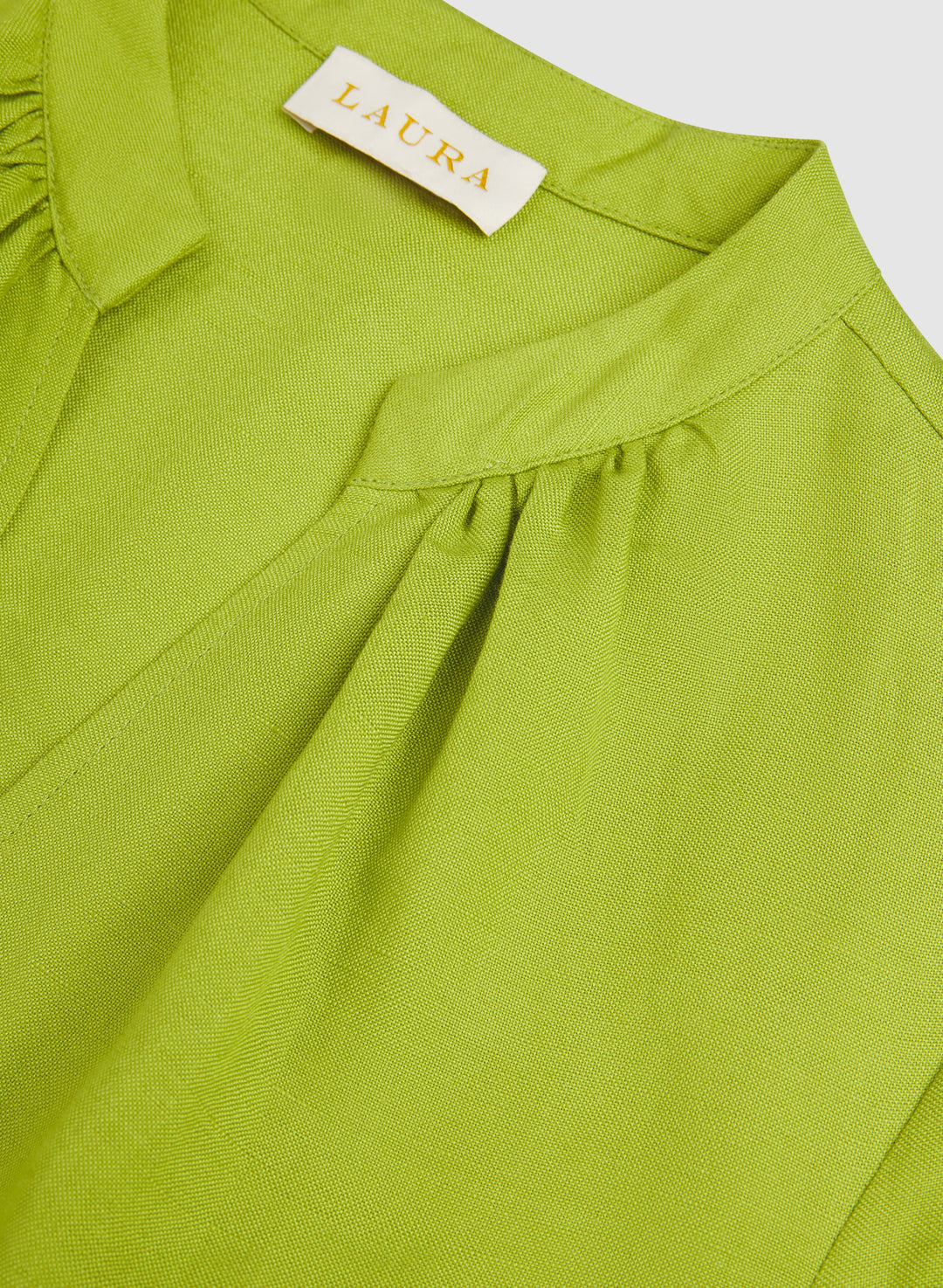 Straight Linen-Blend Dress