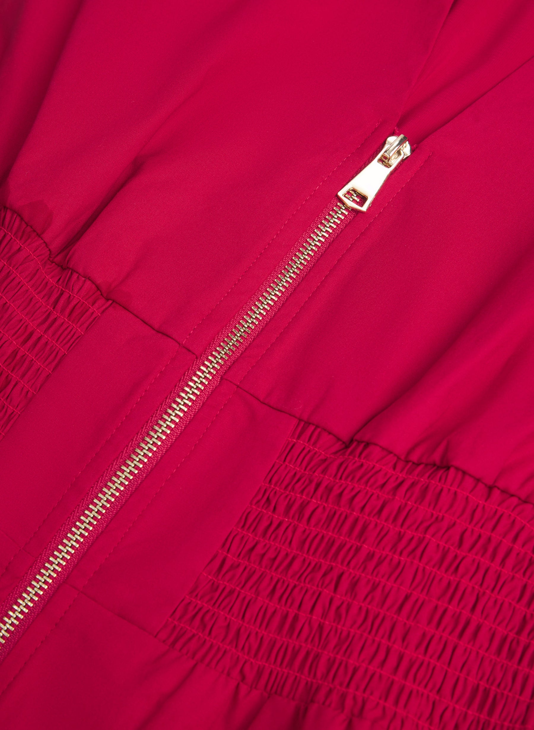 Zip Fit & Flare Dress