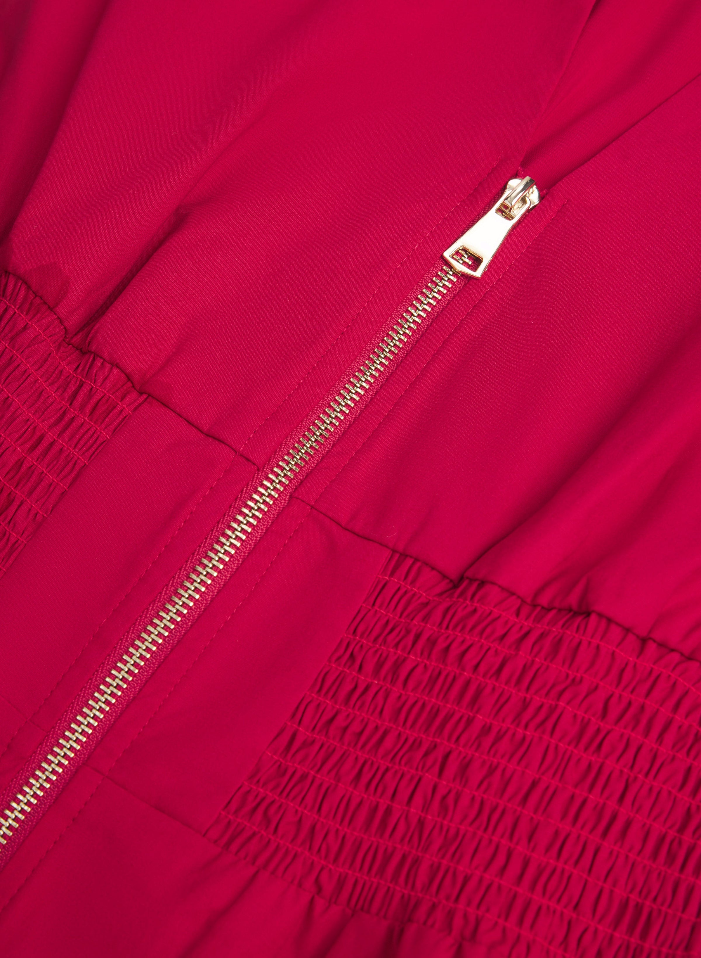 Zip Fit & Flare Dress