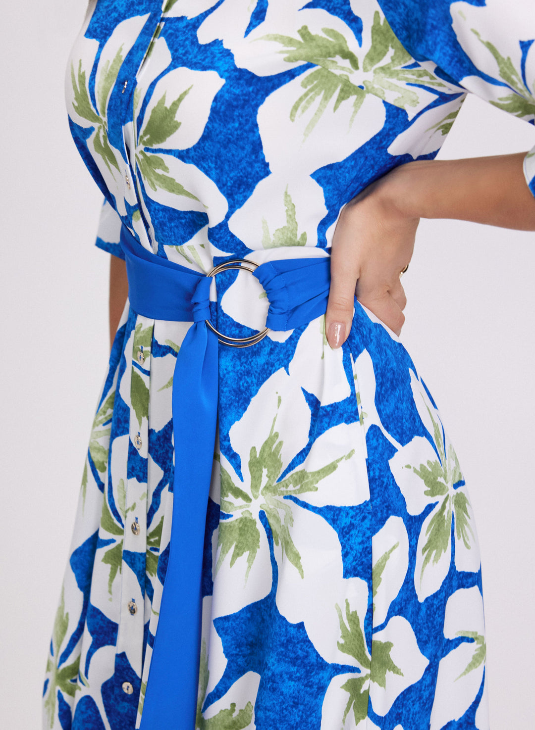 Floral Shirt Dress