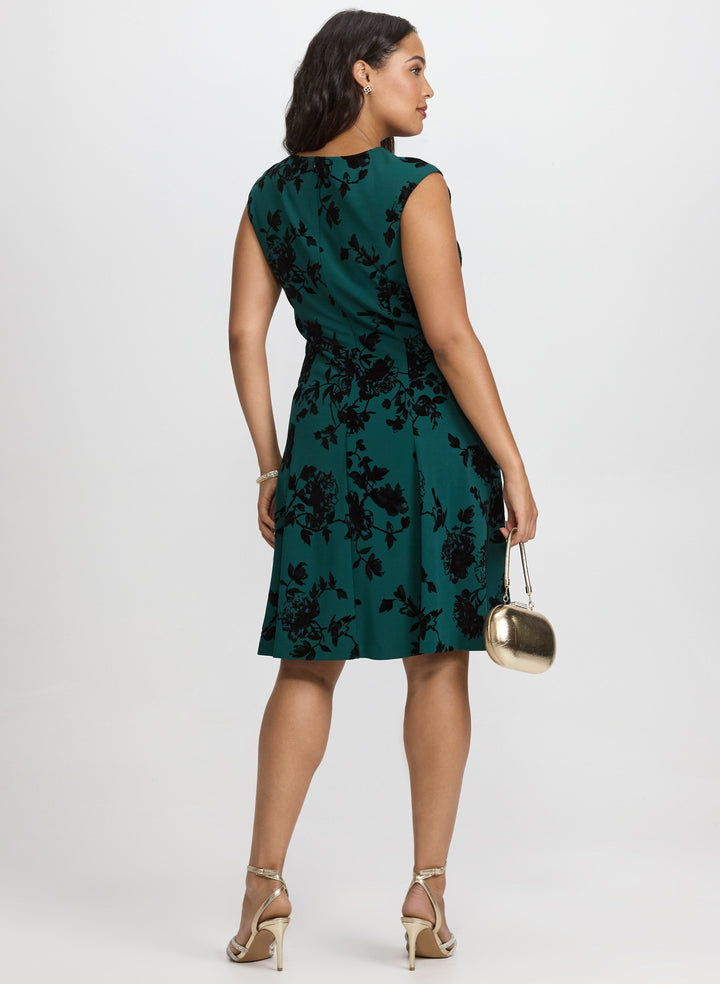 Floral Fit and Flare Dress