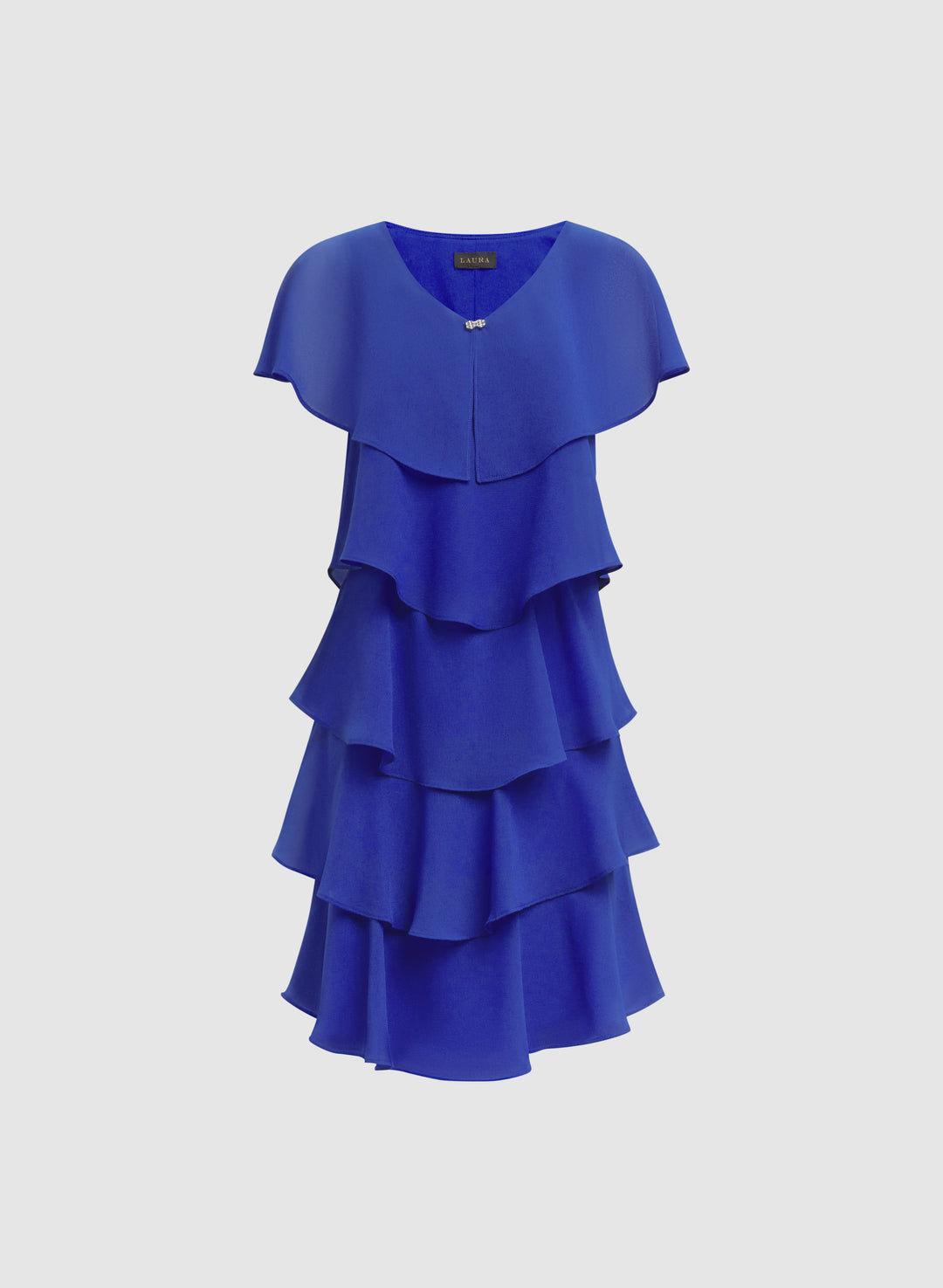 Tiered Capelet Dress