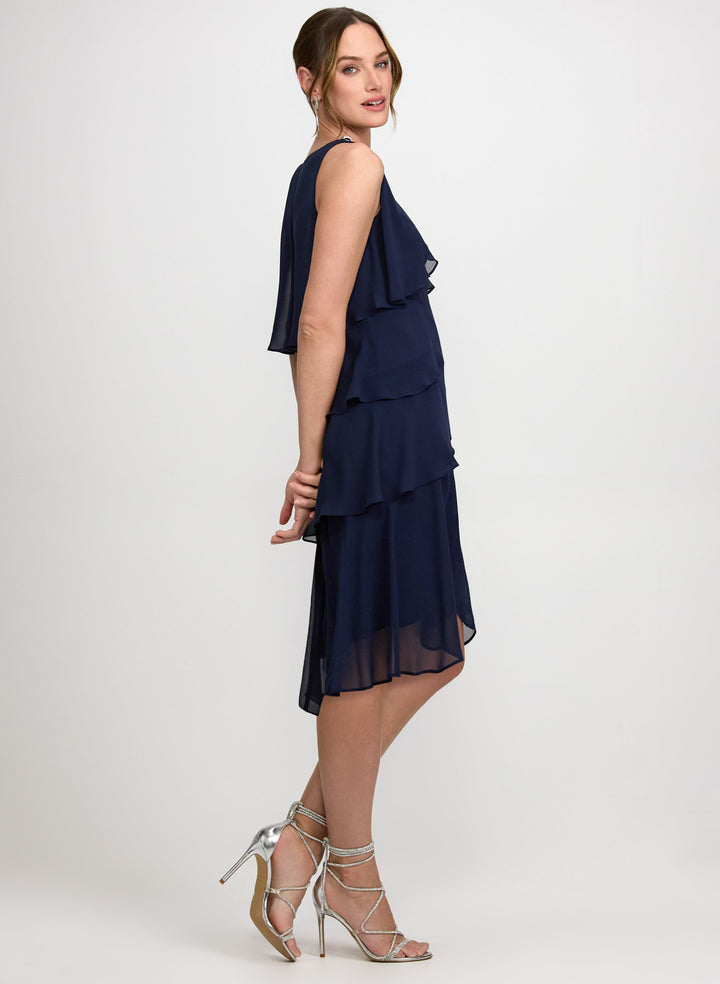 Tiered Chiffon Dress