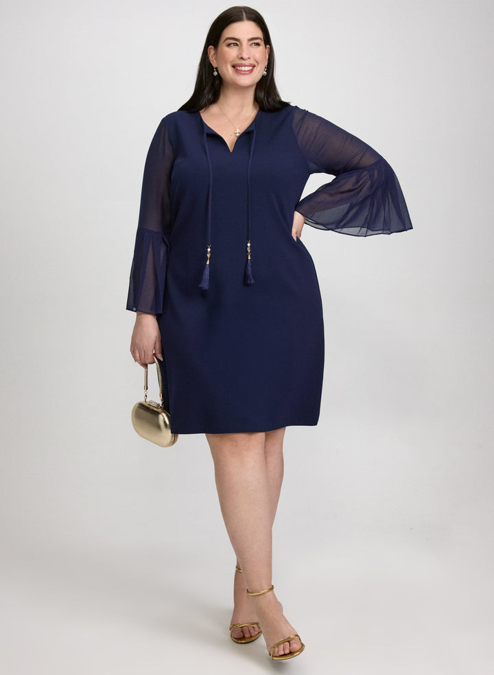 Tassel Drawstring Dress