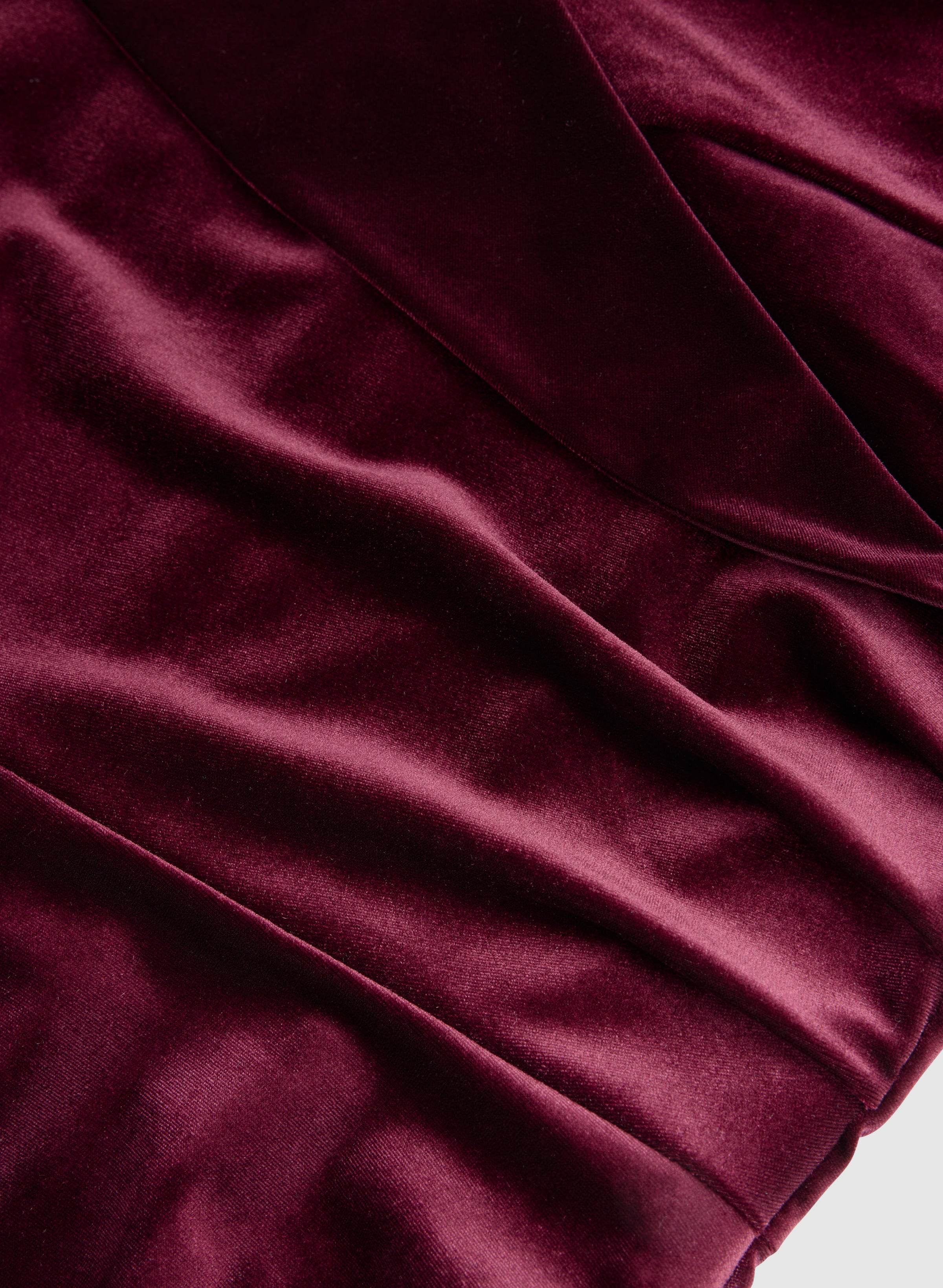 Off-The-Shoulder Velvet Dress