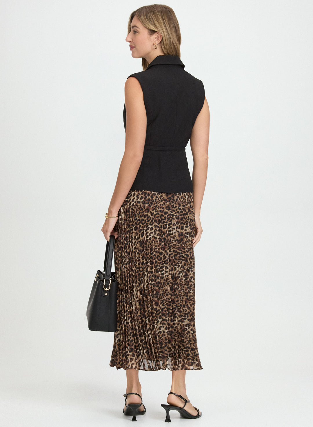 Leopard Print Blazer Dress