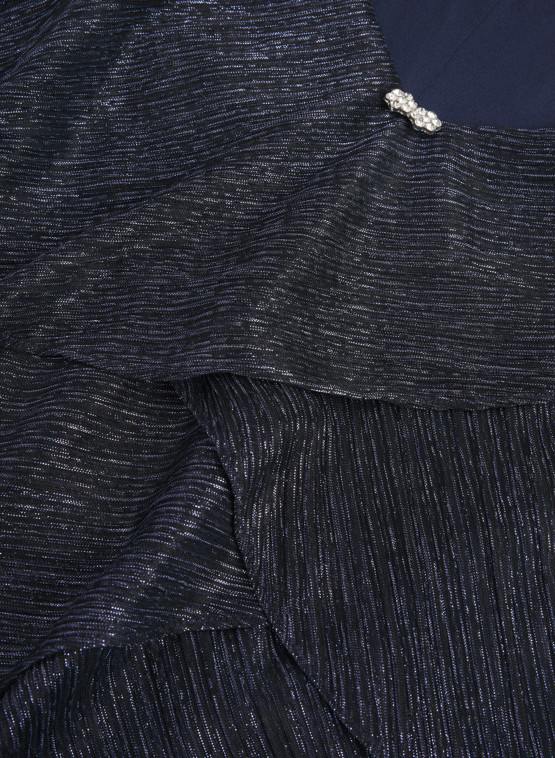 Layered Metallic Dress
