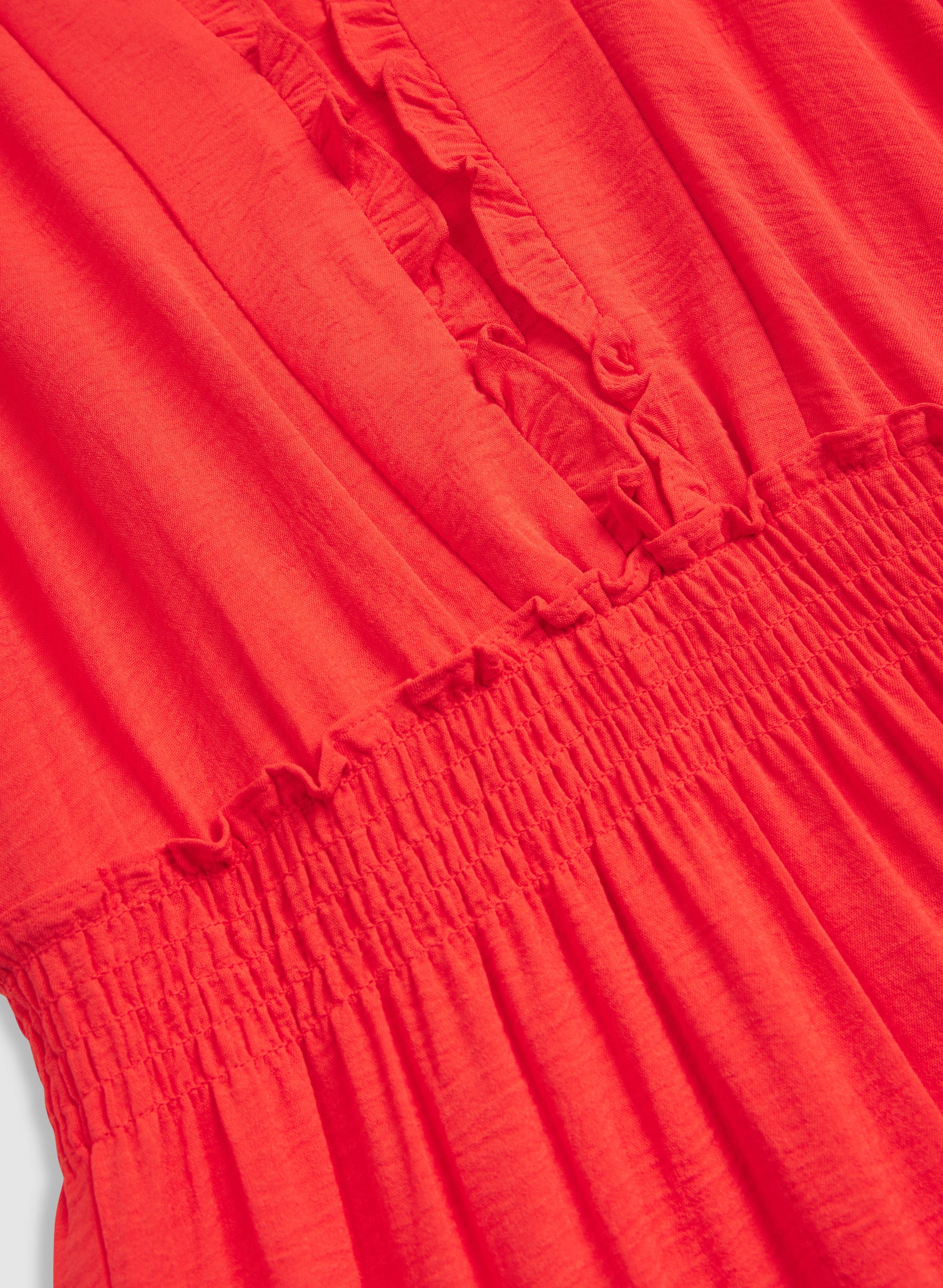 Frilled Trim Dress