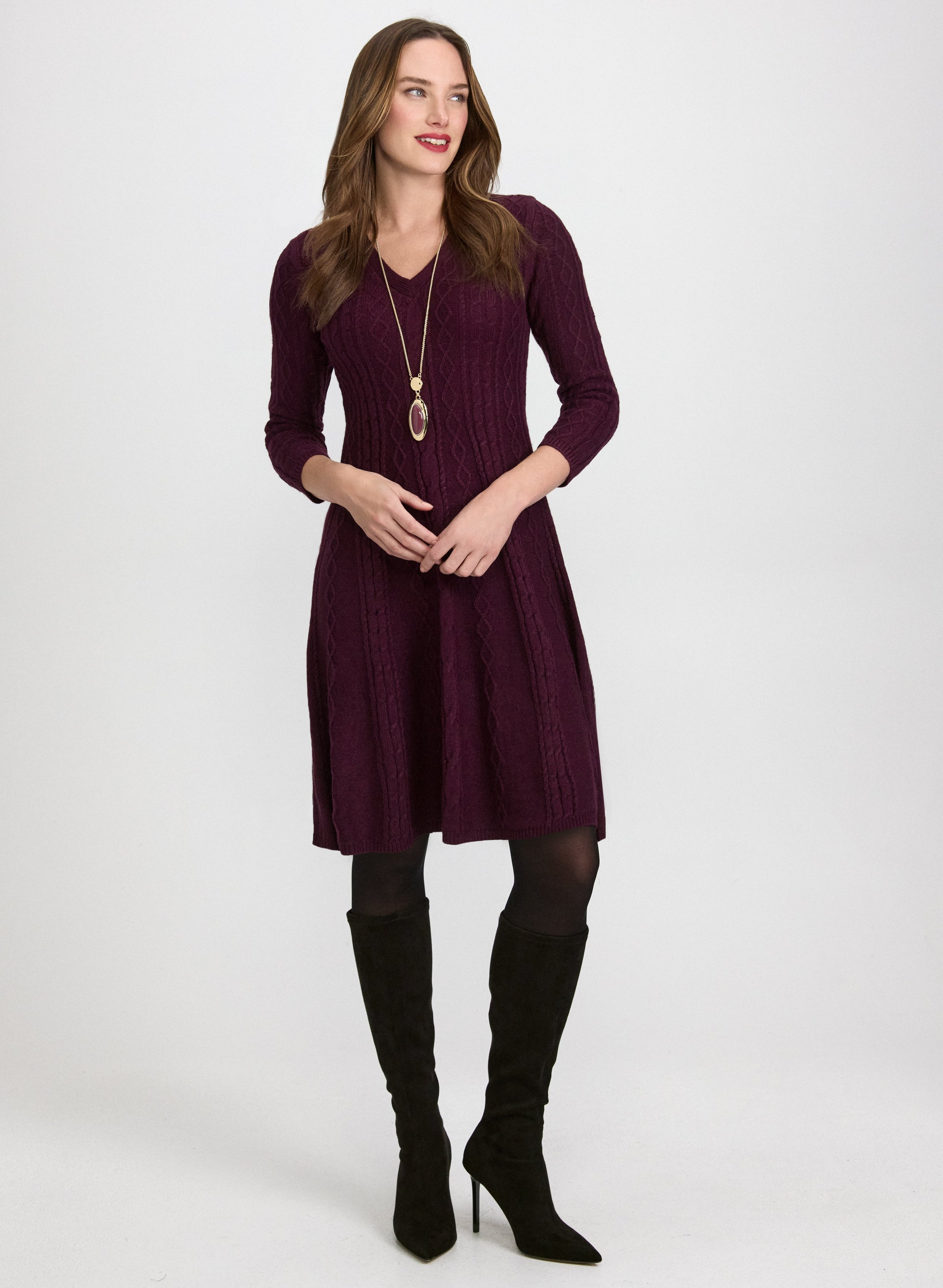 Cable Knit Dress