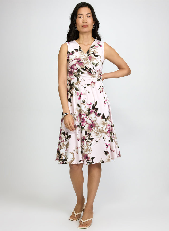 Floral Twist Detail Dress