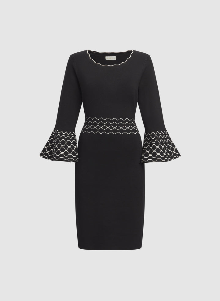 Scalloped Detail Dress