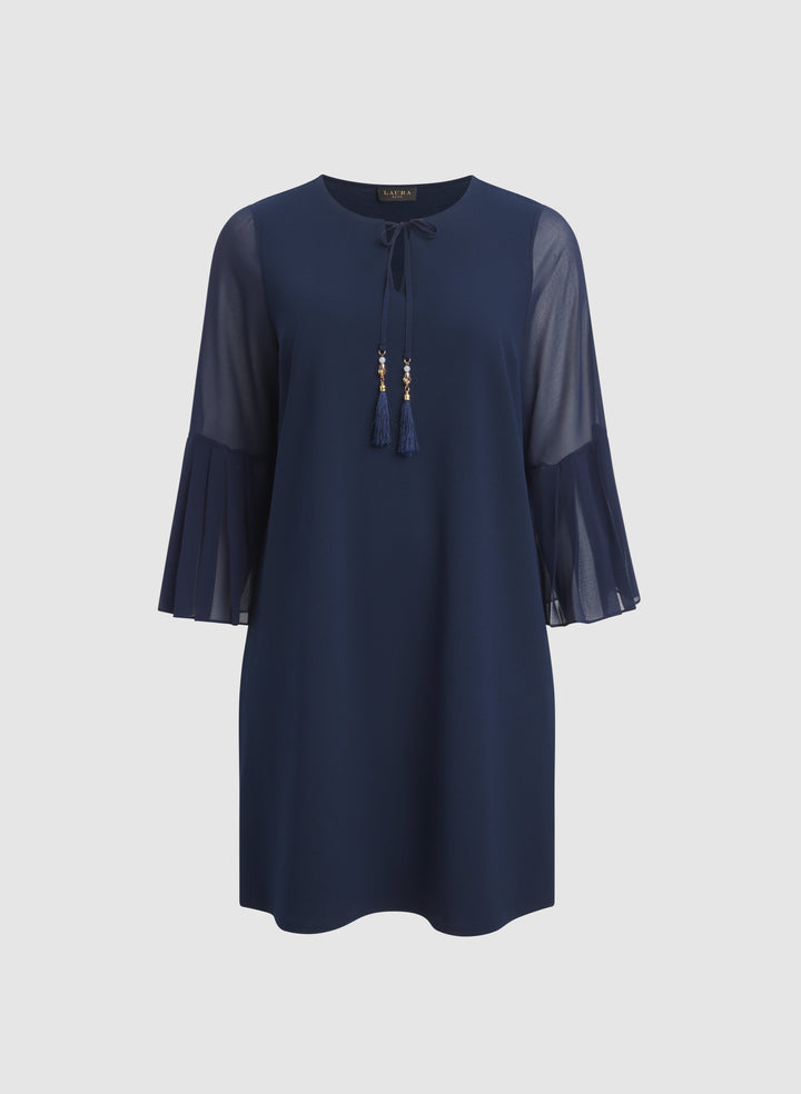 Tassel Drawstring Dress