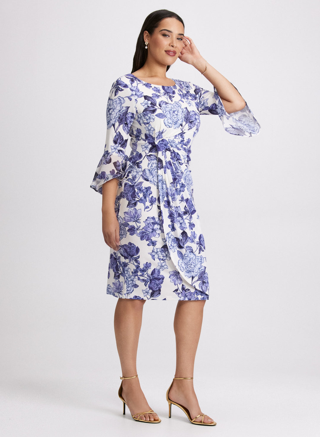 Floral Wrap Dress