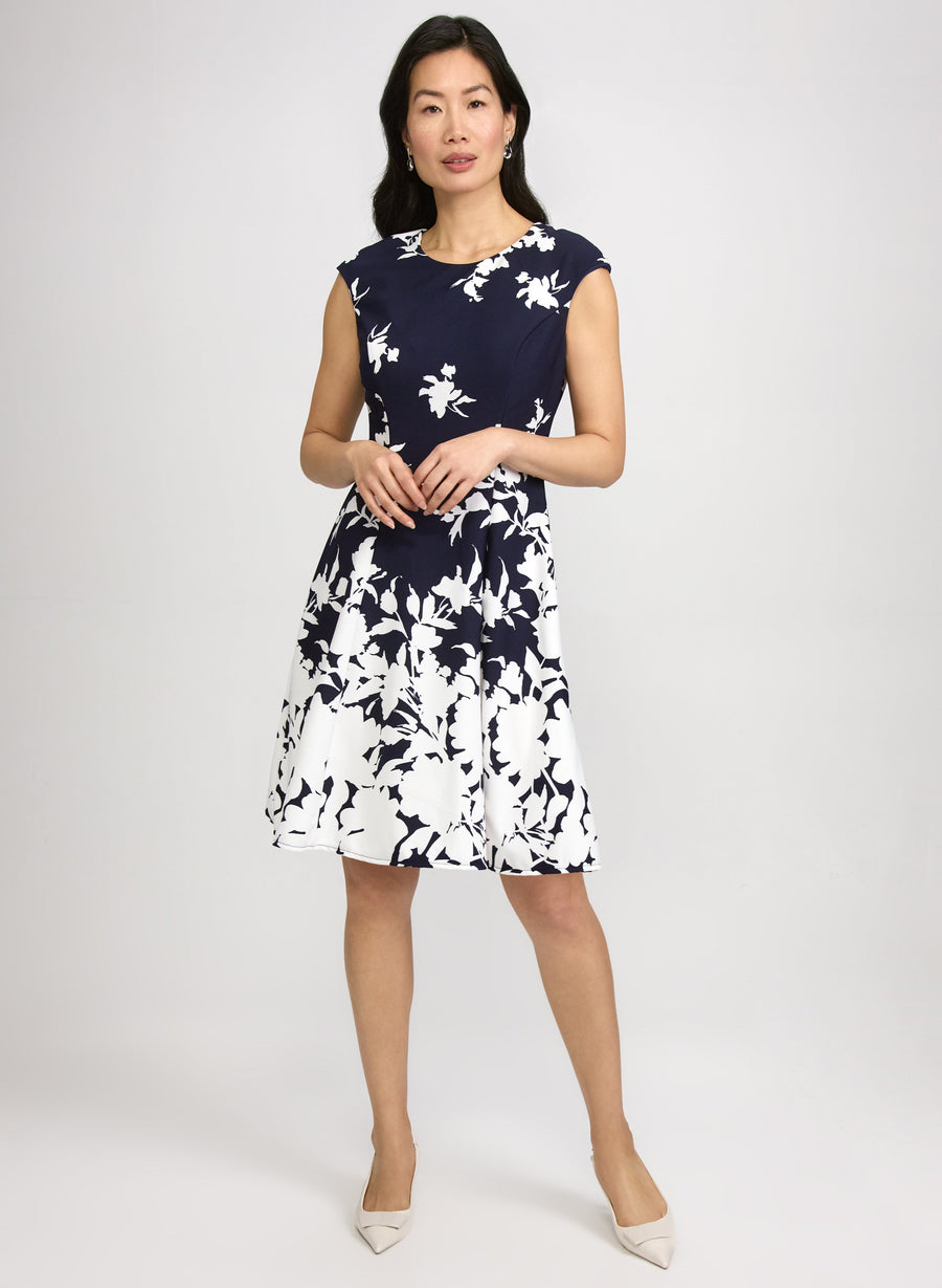 Floral Fit & Flare Dress