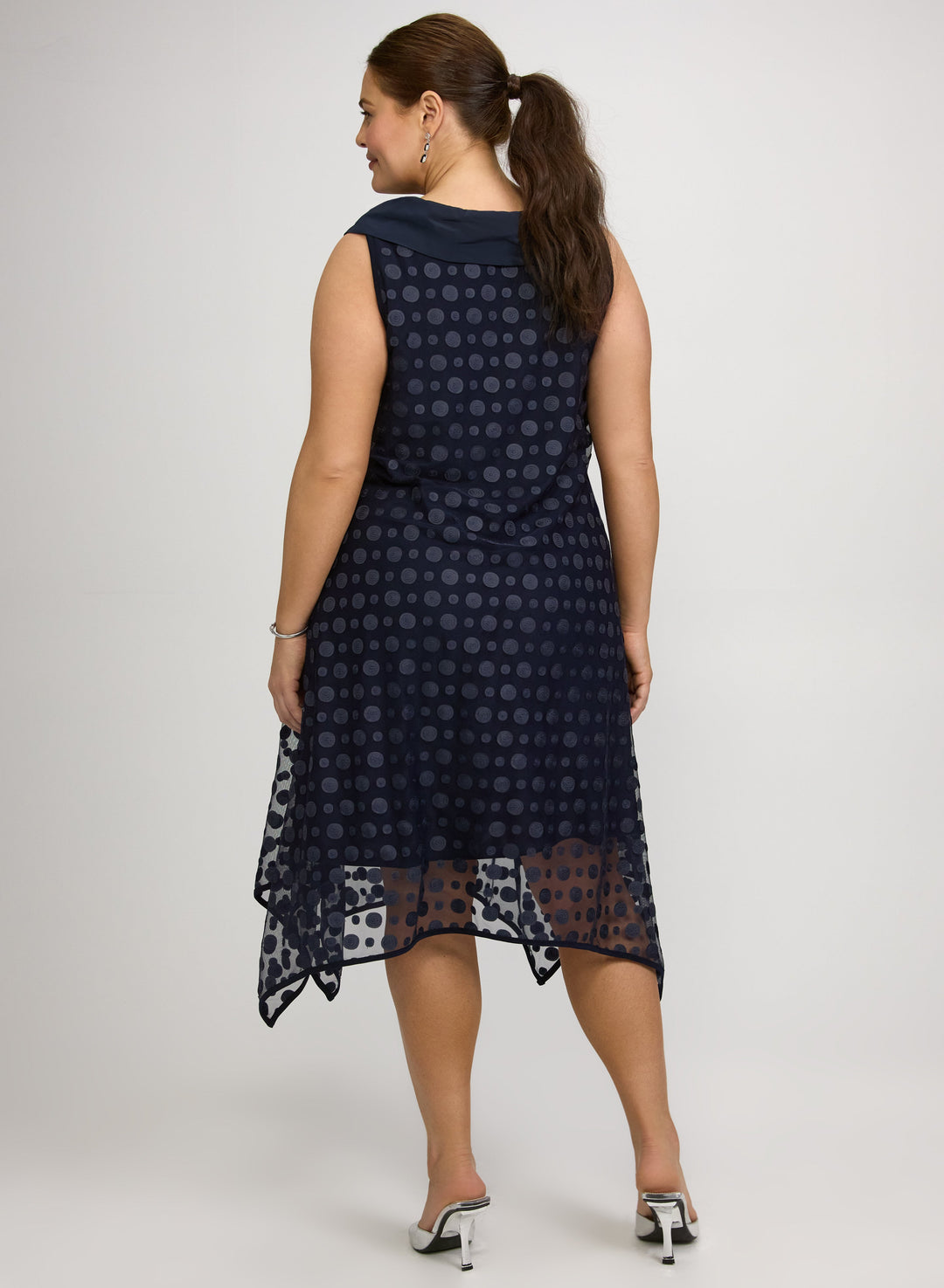 Joseph Ribkoff - Circle Applique Taffeta Dress