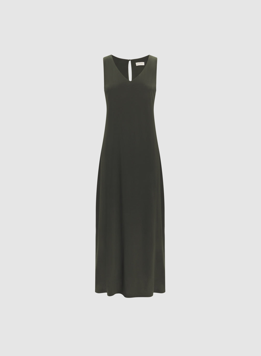 Sleeveless Jersey Maxi Dress