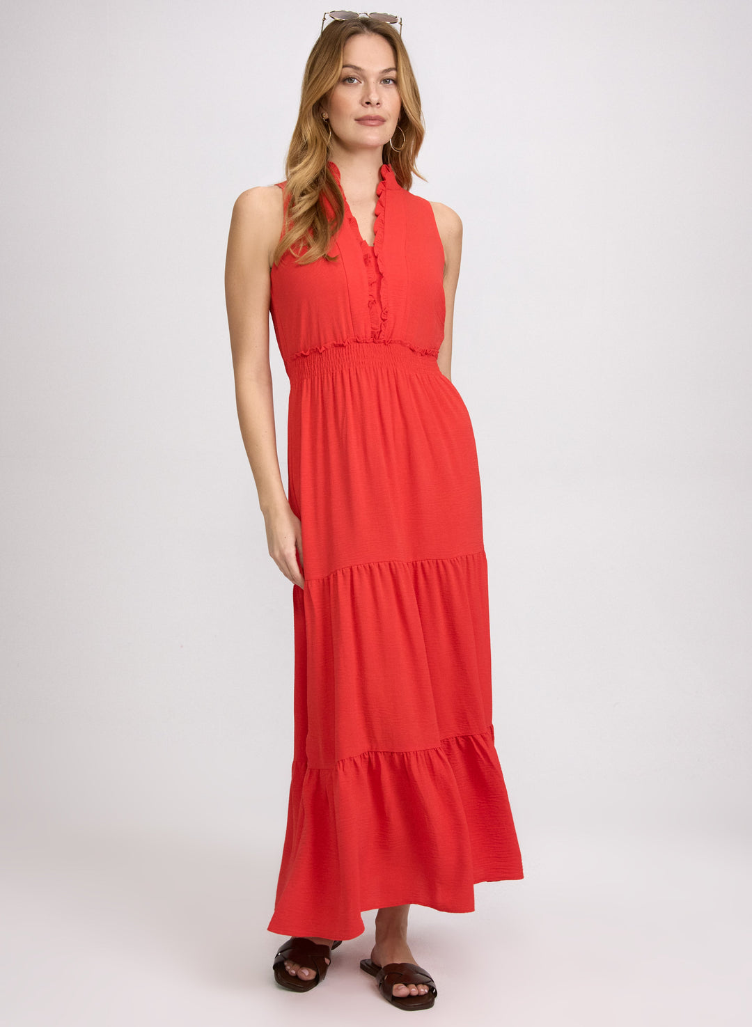 Frilled Trim Dress