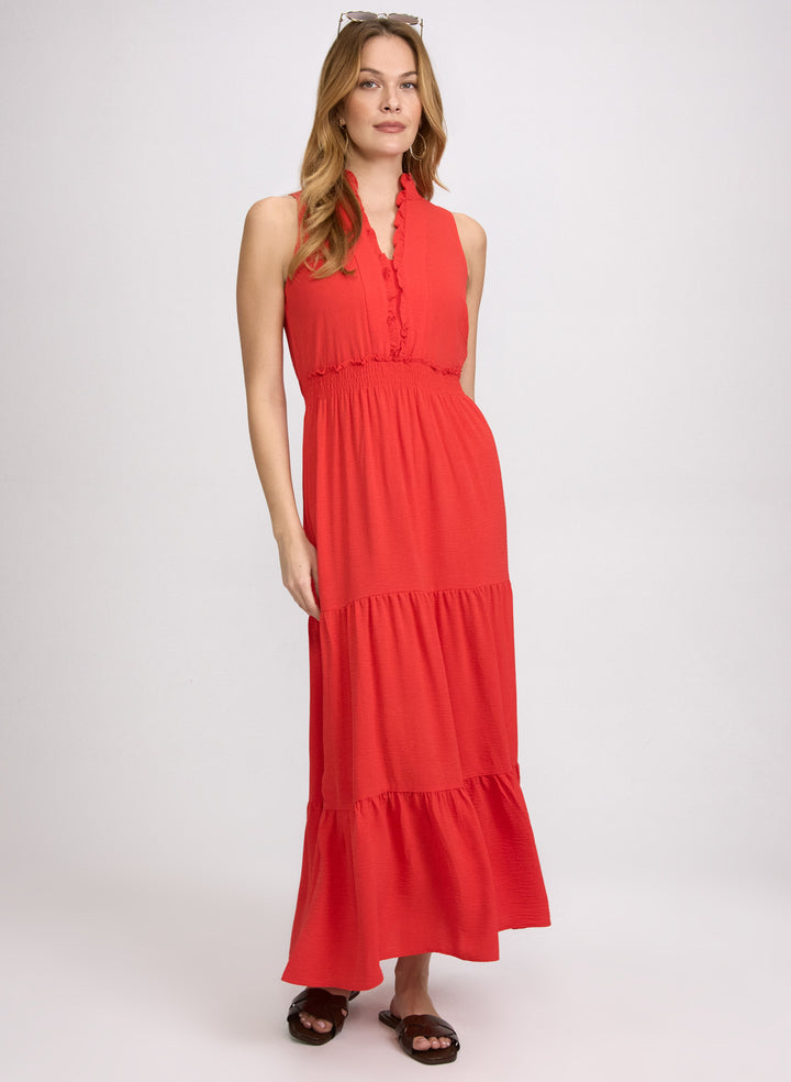 Frilled Trim Dress