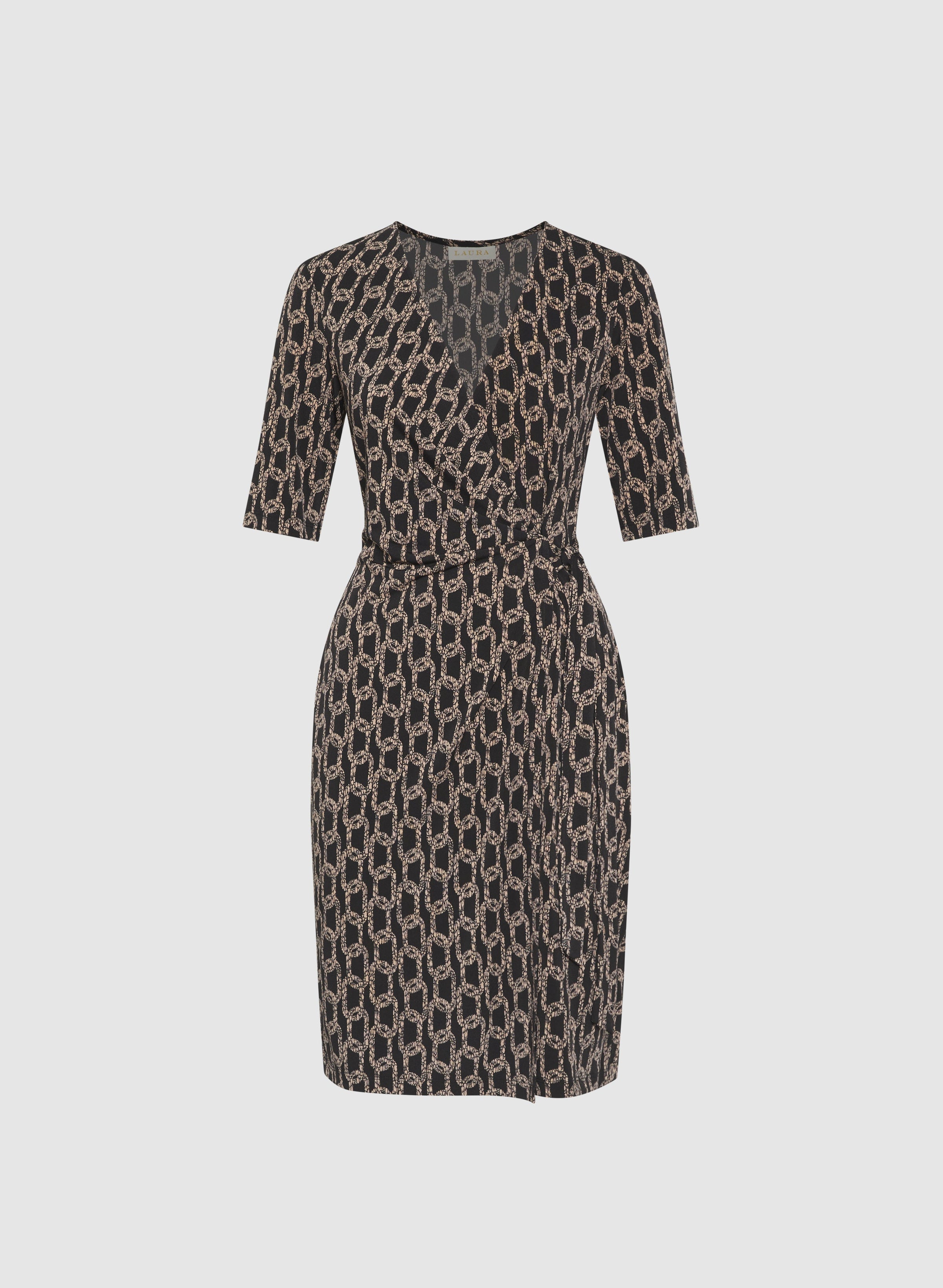 Chain Print Dress