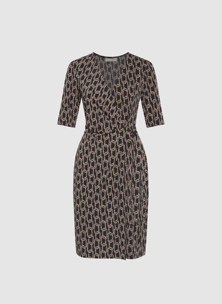 Chain Print Dress