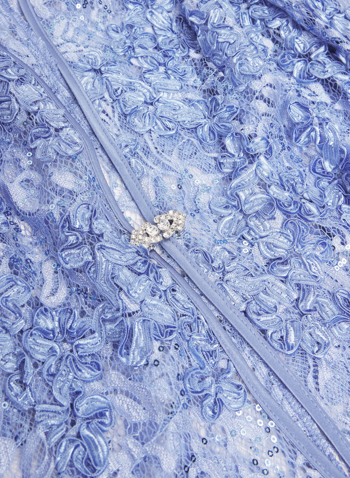 Soutache Jacket & Chiffon Dress Set