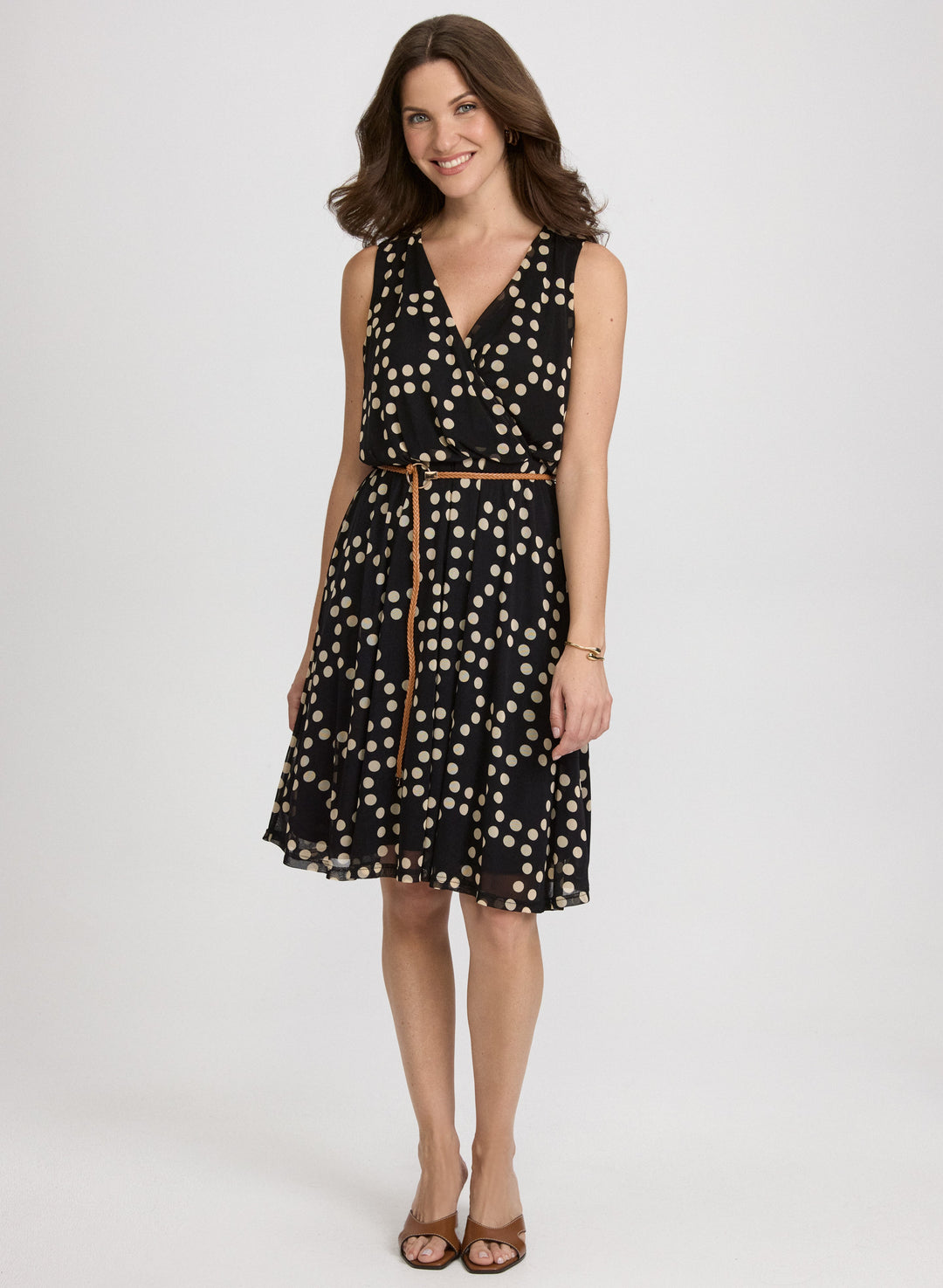 Mixed Polka Dot Dress
