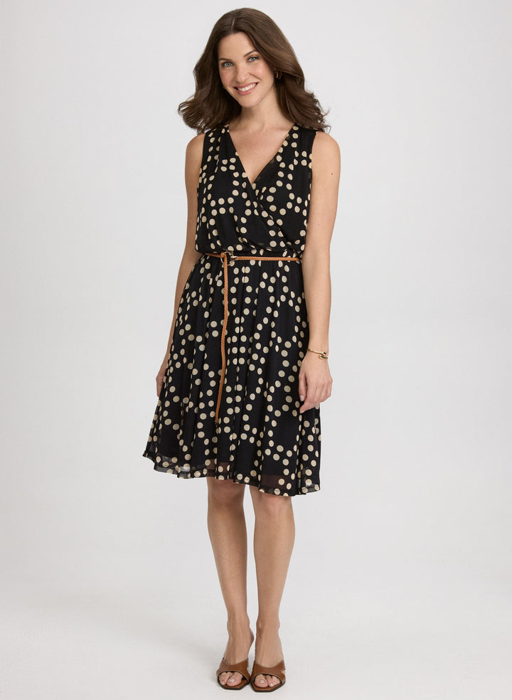 Mixed Polka Dot Dress