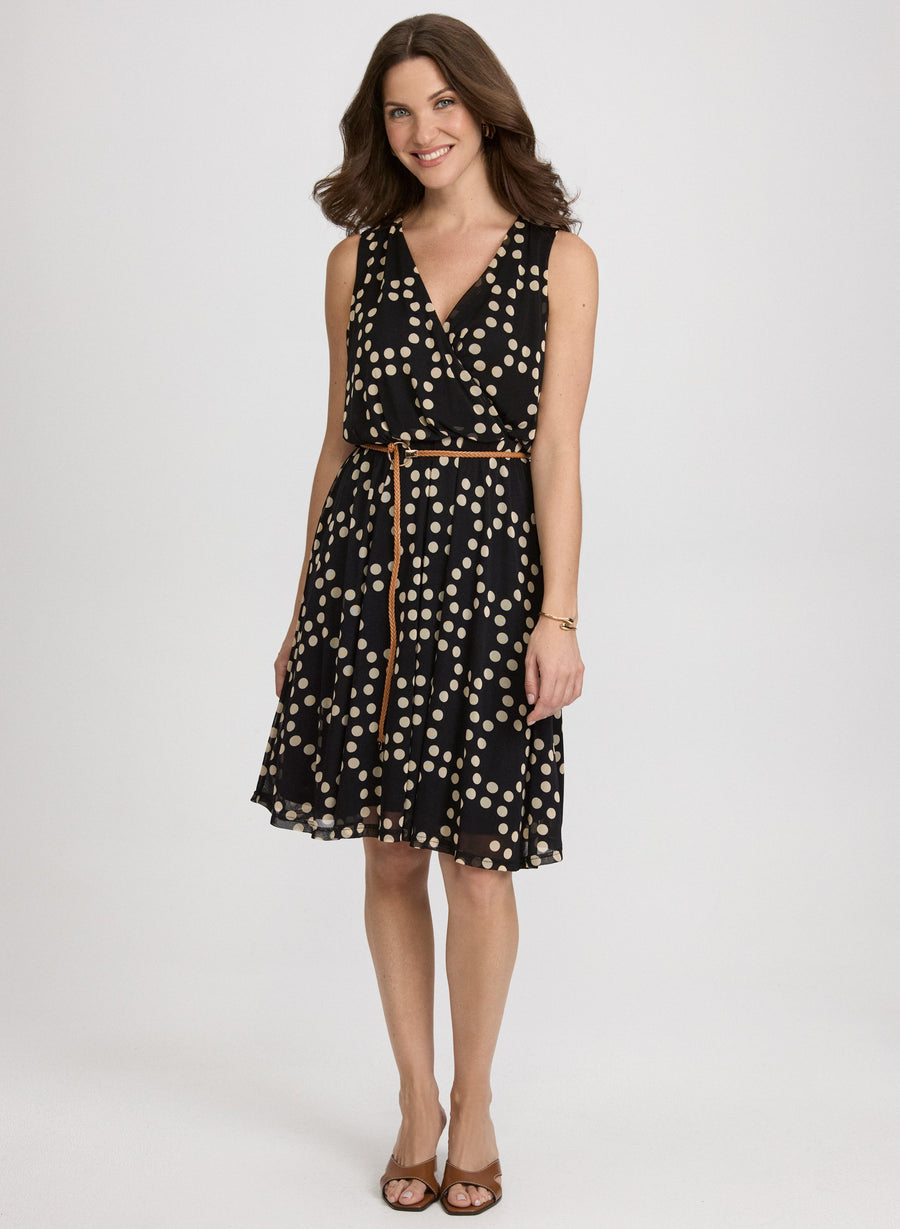 Mixed Polka Dot Dress